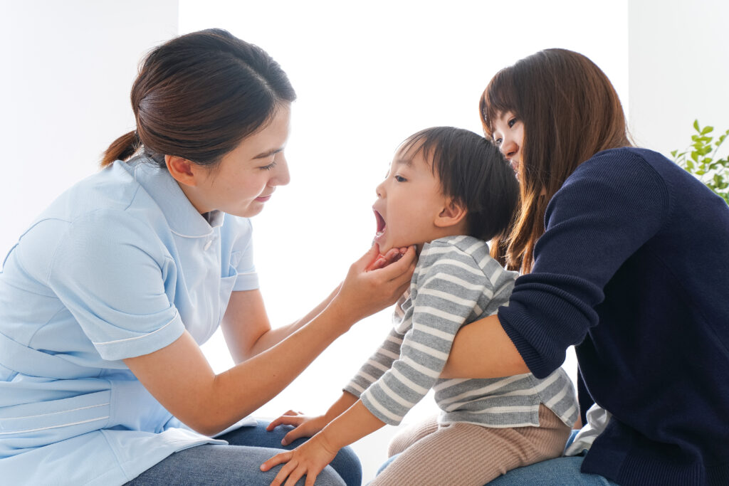 子供の初期虫歯で見られるサイン