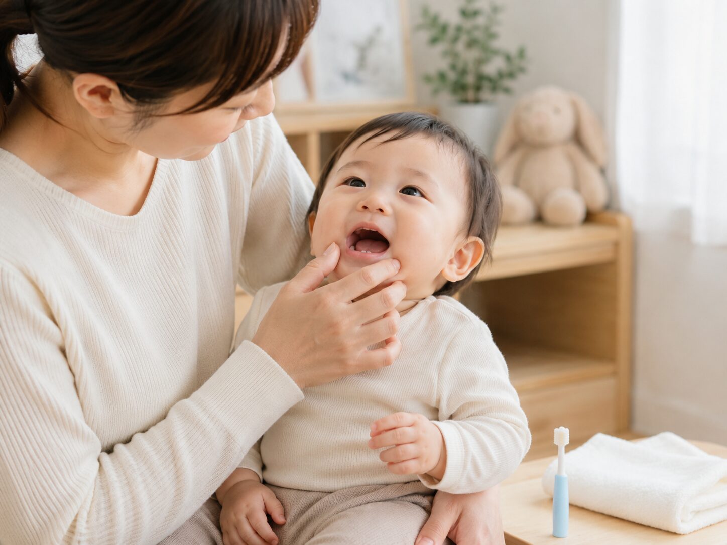 赤ちゃんの歯医者はいつから？歯医者デビューの時期のイメージ